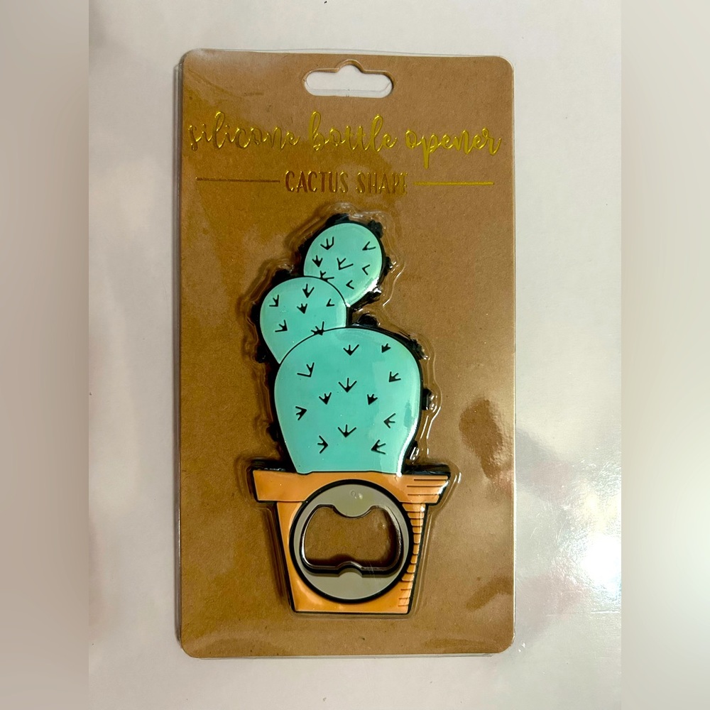 🌻🌻🌻Silicone cactus shape bottle opener🌻🌻🌻